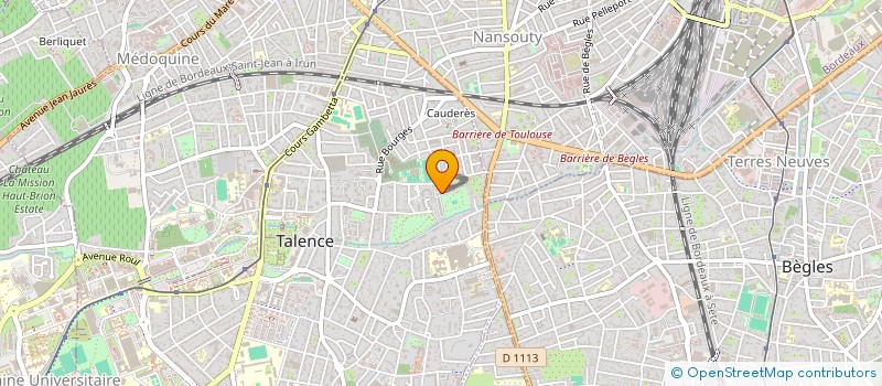 localisation de l'entreprise MONSIEUR ABDOURAHMANE BALDE  TALENCE