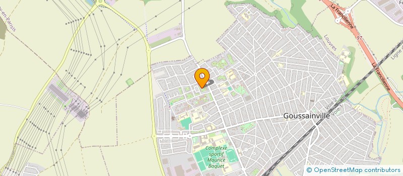 localisation de l'entreprise MONSIEUR ABDOURAHMANE BATHILY  GOUSSAINVILLE