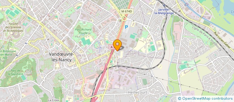 localisation de l'entreprise MONSIEUR ABDOURAHMANE DIALLO  VANDUVRE-LES-NANCY