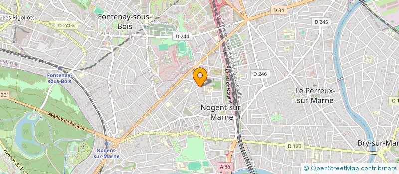 localisation de l'entreprise MONSIEUR ABDOURAHMANE MBAYE à NOGENT-SUR-MARNE