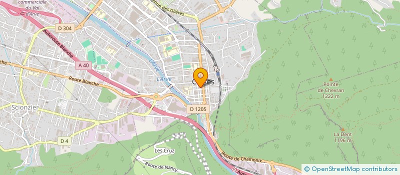 localisation de l'entreprise MONSIEUR ABDOURAHMANE SALL  CLUSES