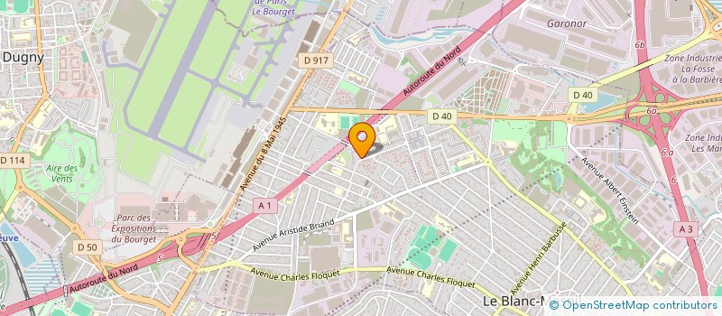 localisation de l'entreprise MONSIEUR ABDOURAHMANE TAMBE à LE BLANC-MESNIL