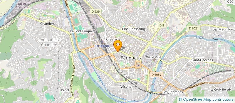 localisation de l'entreprise MONSIEUR ABDOURHAMANE DIALLO  PERIGUEUX