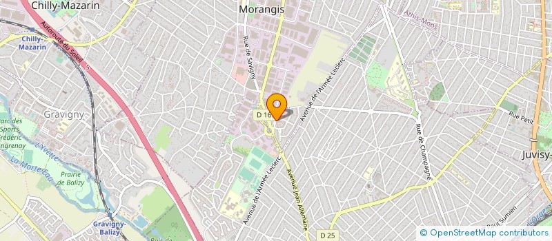 localisation de l'entreprise MONSIEUR ABDRAHAMANE KEITA  MORANGIS