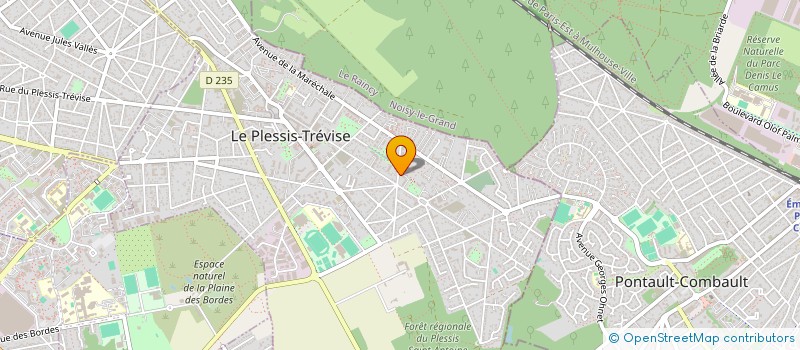 localisation de l'entreprise MONSIEUR ABDRAHAMANE SISSOKO  LE PLESSIS-TREVISE