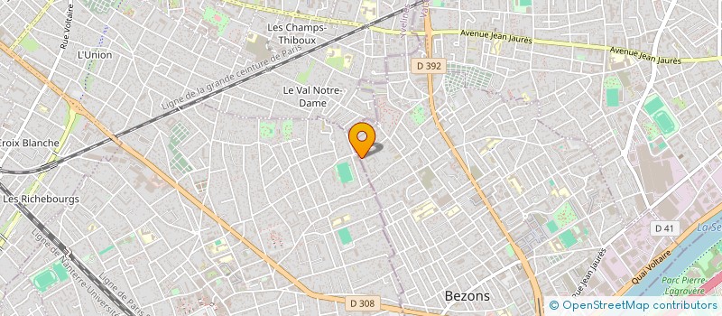 localisation de l'entreprise MONSIEUR ABDRAHAMANE TRAORE  BEZONS