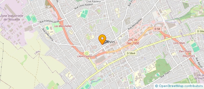 localisation de l'entreprise MONSIEUR ABDRAHIM AABEID  LIEVIN