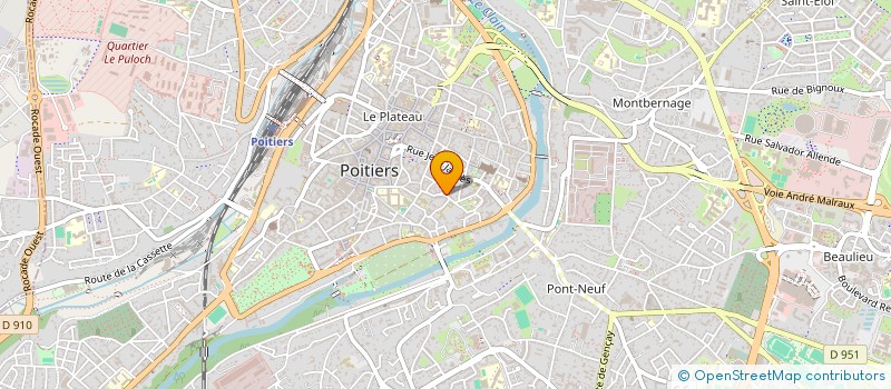 localisation de l'entreprise MONSIEUR ABDRAMAN ISSA AHMAT  POITIERS