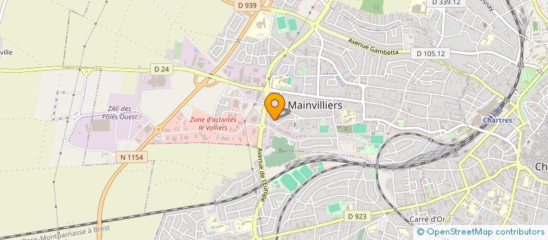 localisation de l'entreprise MONSIEUR ABDRAMANE BALDE à MAINVILLIERS