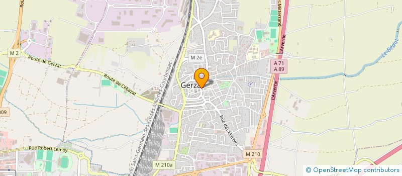 localisation de l'entreprise MONSIEUR ABDRAMANE BALIT à GERZAT