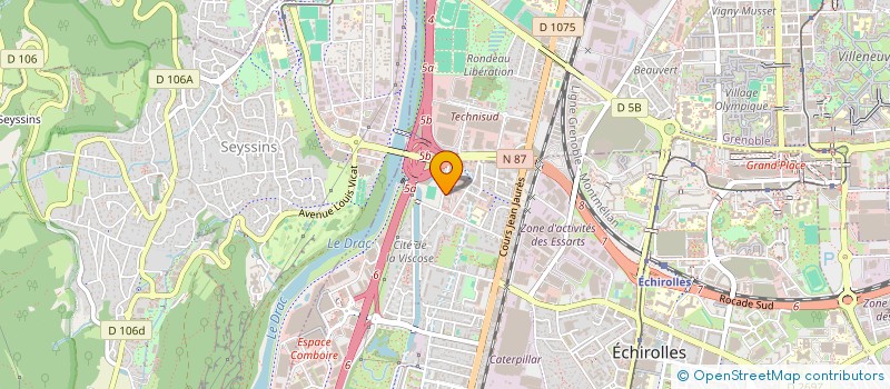 localisation de l'entreprise MONSIEUR ABDRAMANE DAGNOGO  ECHIROLLES