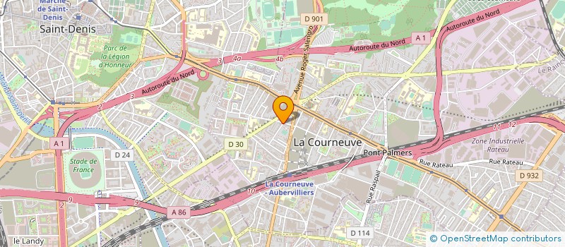 localisation de l'entreprise MONSIEUR ABDRAMANE DIABIRA à LA COURNEUVE