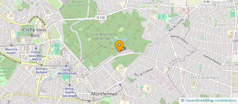 localisation de l'entreprise MONSIEUR ABDRAMANE KANNE  MONTFERMEIL