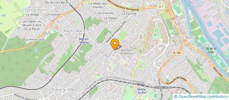 localisation de l'entreprise MONSIEUR ABDRAMANE MAIGA  MARLY-LE-ROI