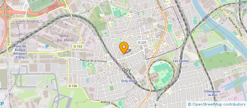 localisation de l'entreprise MONSIEUR ABDRAMMANE KASSOUL  ORLY