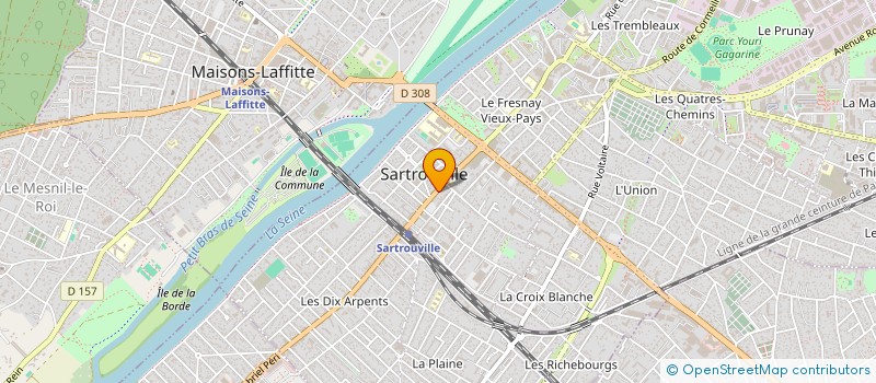 localisation de l'entreprise MONSIEUR ABDRRAHMANE DAHMANI  SARTROUVILLE