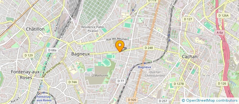 localisation de l'entreprise MONSIEUR ABDSALAM BENFALHI à BAGNEUX
