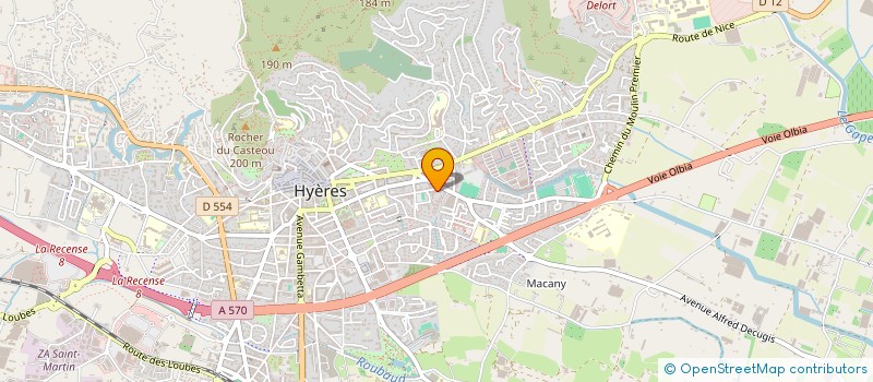 localisation de l'entreprise MONSIEUR ABDSAMAD ANISS  HYERES