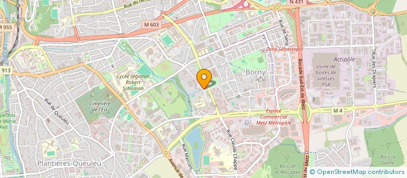 localisation de l'entreprise MONSIEUR ABDUALMAGED MAHAMAD OUSMANE  METZ