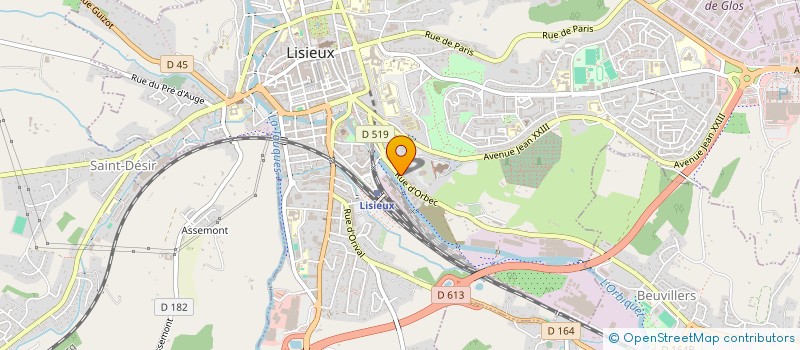 localisation de l'entreprise MONSIEUR ABDUL AHAD WAHIDI  LISIEUX