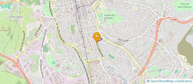 localisation de l'entreprise MONSIEUR ABDUL AHMADZAI  SAINT-ETIENNE