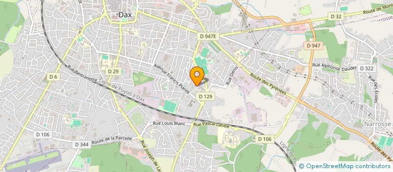 localisation de l'entreprise MONSIEUR ABDUL AHMADZAI  DAX