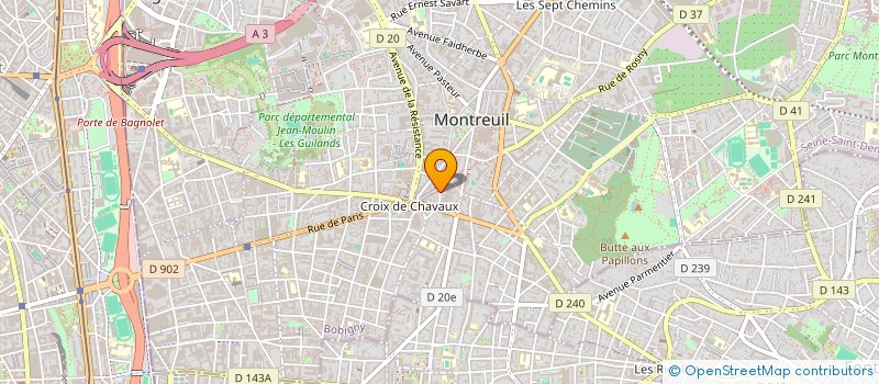 localisation de l'entreprise MONSIEUR ABDUL ALIZADA à MONTREUIL