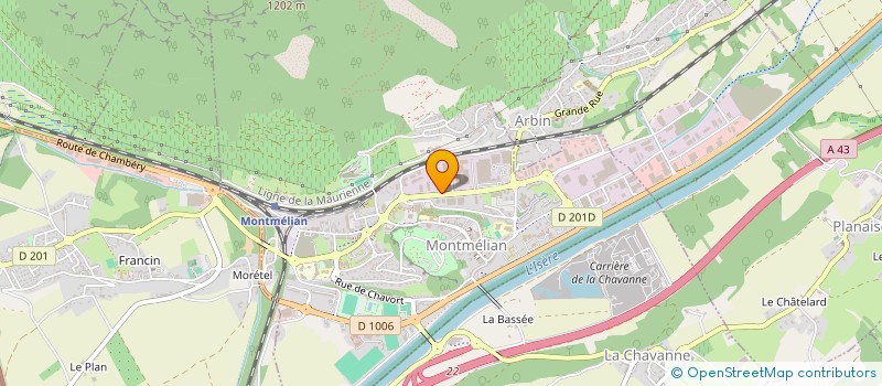 localisation de l'entreprise MONSIEUR ABDUL ARIF  MONTMELIAN