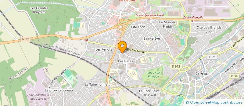 localisation de l'entreprise MONSIEUR ABDUL ATAEE à DREUX