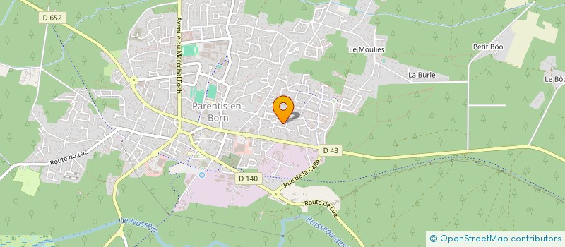 localisation de l'entreprise MONSIEUR ABDUL AZIZ AHMADZAI  PARENTIS-EN-BORN