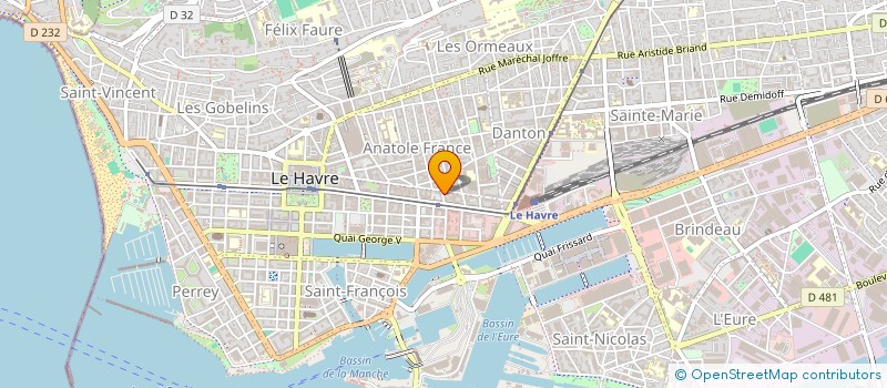 localisation de l'entreprise MONSIEUR ABDUL BAKHTYARI  LE HAVRE