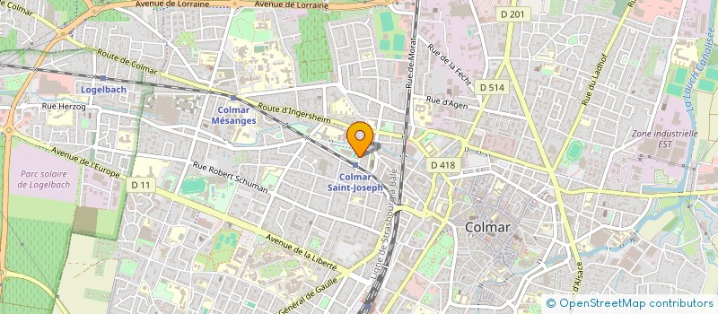 localisation de l'entreprise MONSIEUR ABDUL BAKI SAHIN  COLMAR