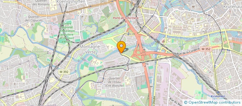 localisation de l'entreprise MONSIEUR ABDUL BANGURA  STRASBOURG