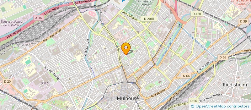 localisation de l'entreprise MONSIEUR ABDUL BASET QASEMI  MULHOUSE