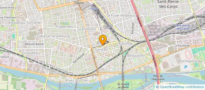 localisation de l'entreprise MONSIEUR ABDUL CHOWDHURY  TOURS