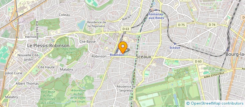 localisation de l'entreprise MONSIEUR ABDUL COMPAORE BAKAYOKO à SCEAUX