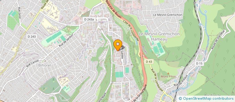 localisation de l'entreprise MONSIEUR ABDUL ELAH HAMSHO  ROUEN