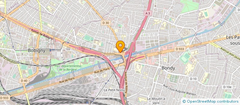 localisation de l'entreprise MONSIEUR ABDUL FAIZ  BOBIGNY