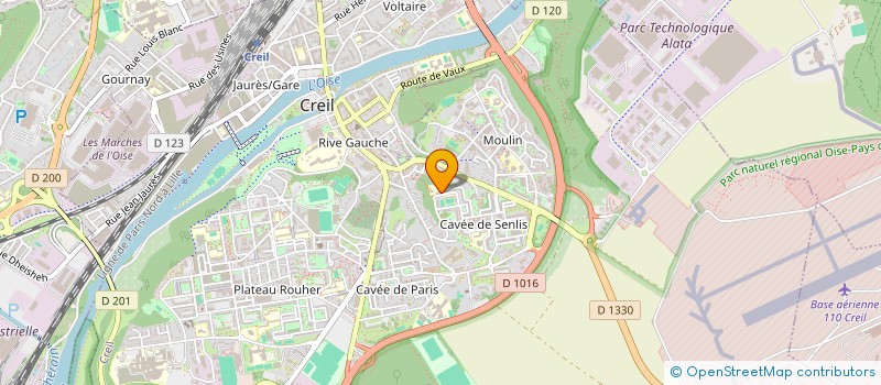 localisation de l'entreprise MONSIEUR ABDUL GHAFAR  CREIL