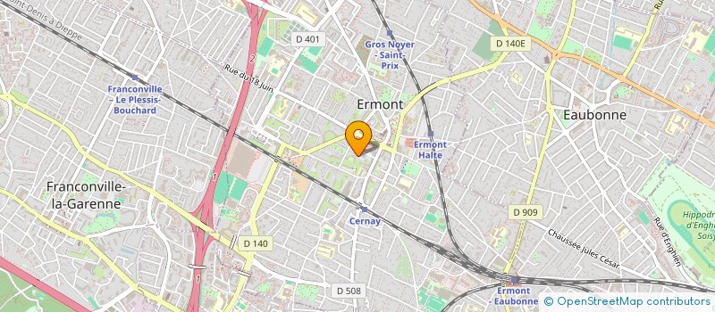 localisation de l'entreprise MONSIEUR ABDUL GHAFAR CHAM  ERMONT