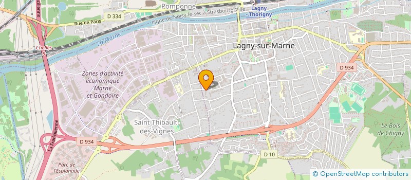 localisation de l'entreprise MONSIEUR ABDUL GHAFAR SHIRZAI  LAGNY-SUR-MARNE