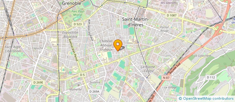 localisation de l'entreprise MONSIEUR ABDUL GHULAM ZIKYRYA  ECHIROLLES