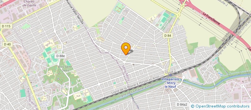 localisation de l'entreprise MONSIEUR ABDUL-HAFEEZ KHAN  MITRY-MORY