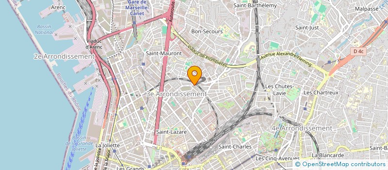 localisation de l'entreprise MONSIEUR ABDUL HALIM SAFI  MARSEILLE 3EME