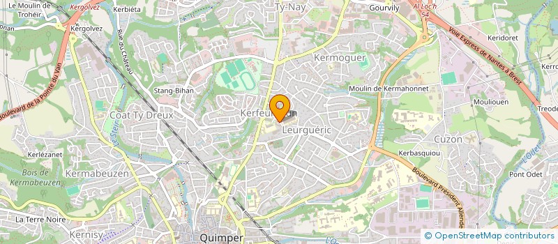 localisation de l'entreprise MONSIEUR ABDUL HAMID ABDUL ZADA  QUIMPER