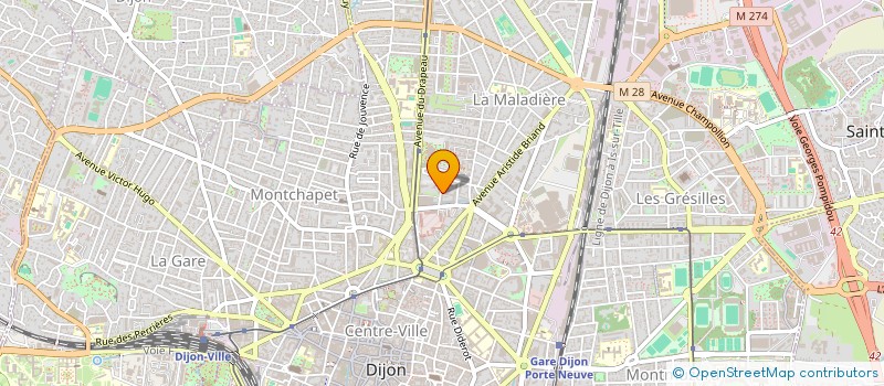 localisation de l'entreprise MONSIEUR ABDUL HAQ MAROOF à DIJON