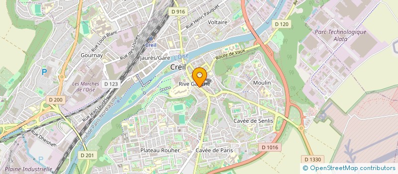 localisation de l'entreprise MONSIEUR ABDUL IDRISS CONTEH  CREIL