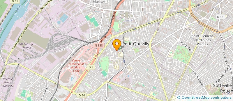 localisation de l'entreprise MONSIEUR ABDUL JABBAR GHAFOR  LE PETIT-QUEVILLY