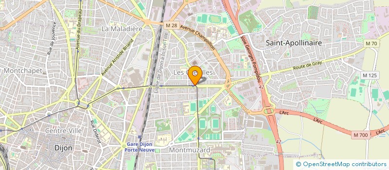 localisation de l'entreprise MONSIEUR ABDUL JABBAR SAFI  DIJON