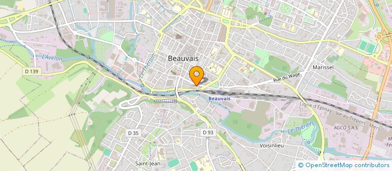 localisation de l'entreprise MONSIEUR ABDUL JALALL KHADIME  BEAUVAIS